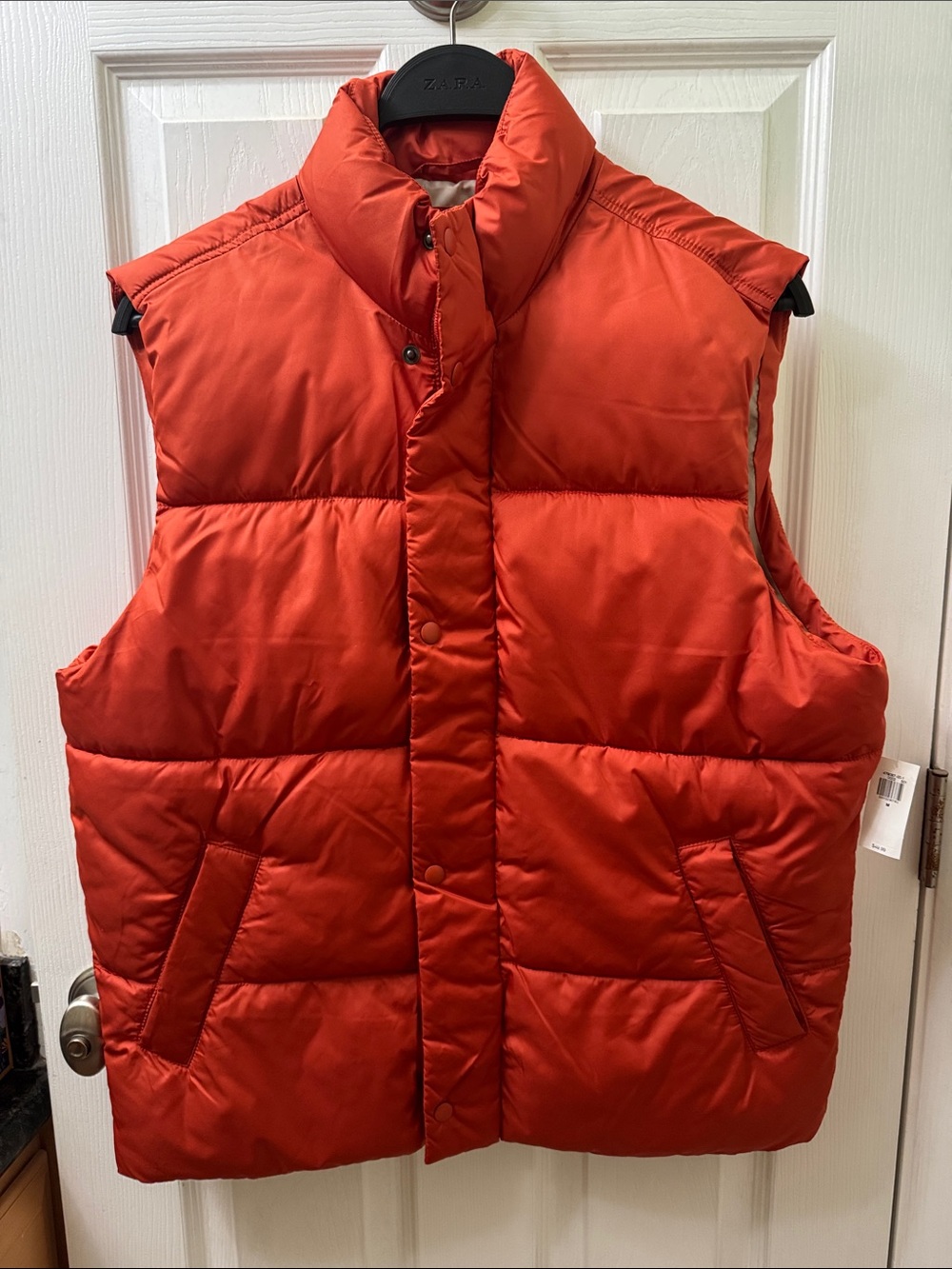 Old Navy Red Quilted Puffer Vest